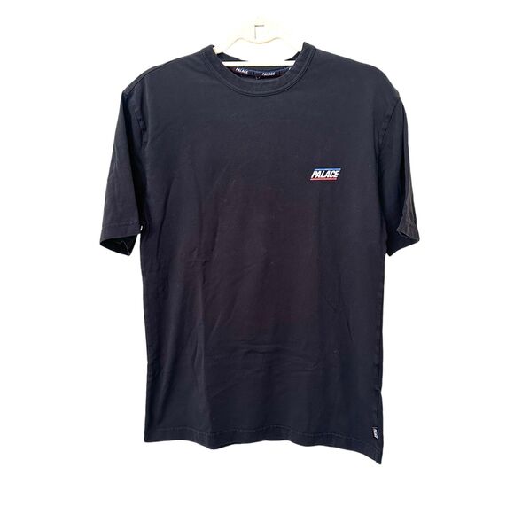 PALACE SKATEBOARDS Logo‎ Crewneck Tee Black Sz Small - Picture 1 of 4